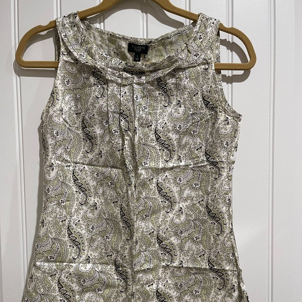 Talbots Paisley Blouse